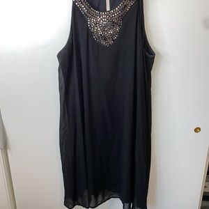 Black Dress straight fit/loose fitting